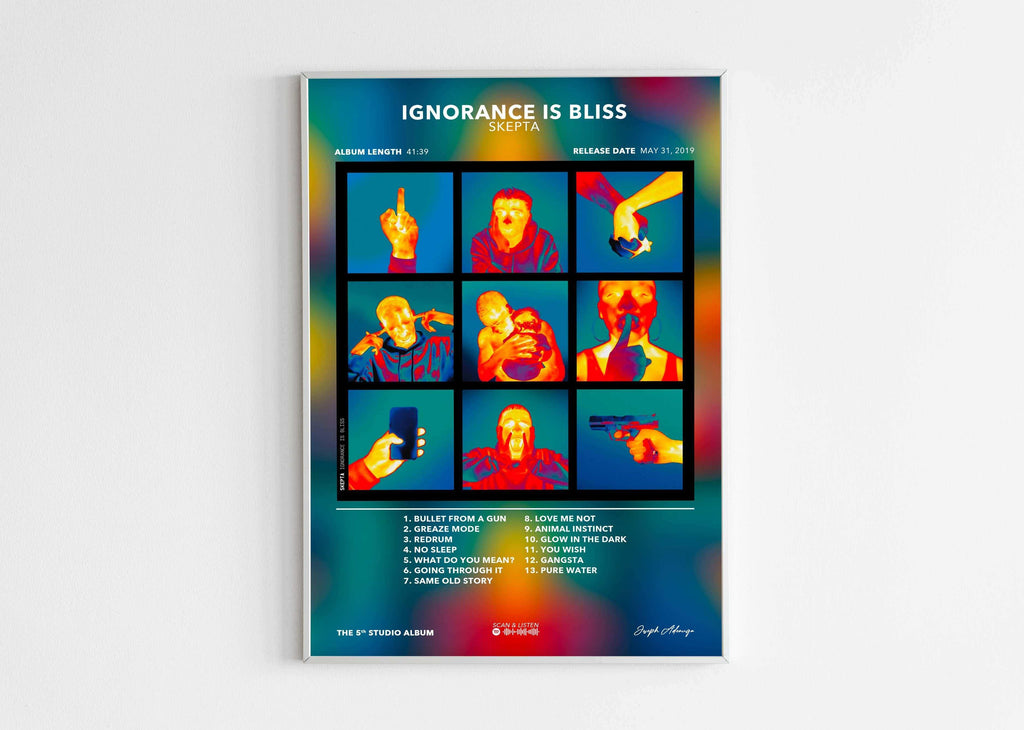 Poster Ignorance Is Bliss Skepta - Backyard