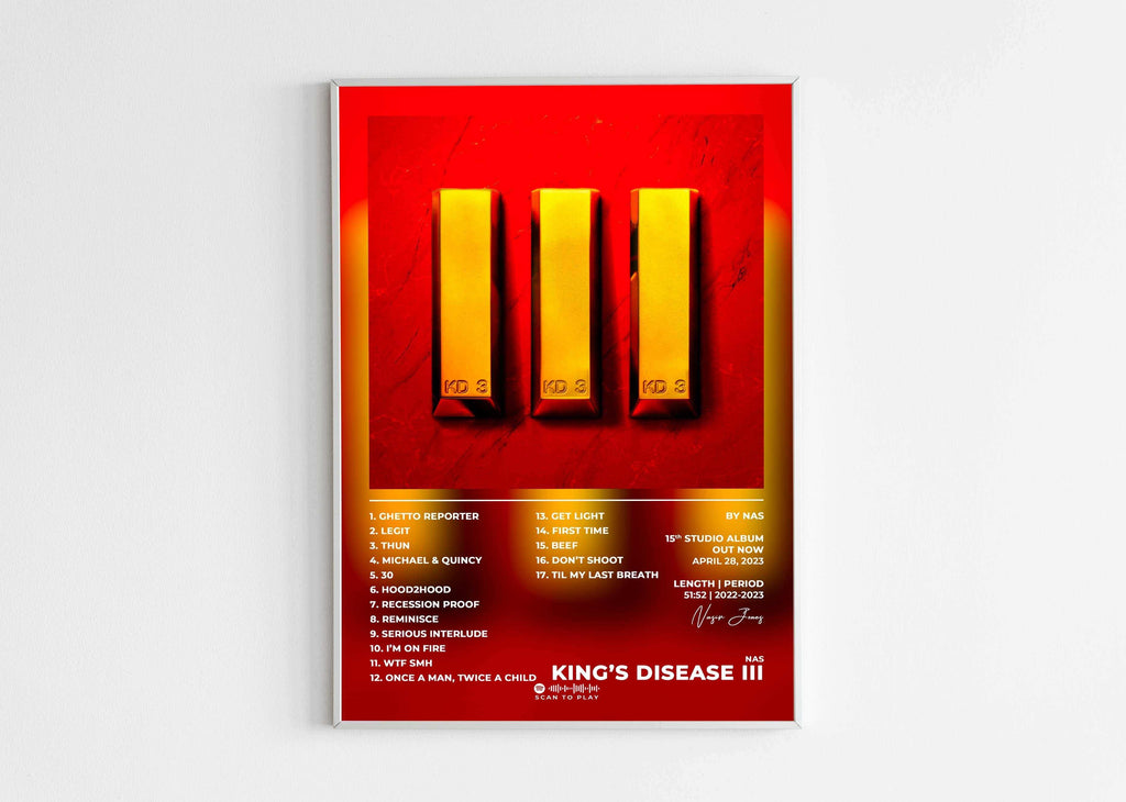 King's Disease 3 Nas Poster - Backyard