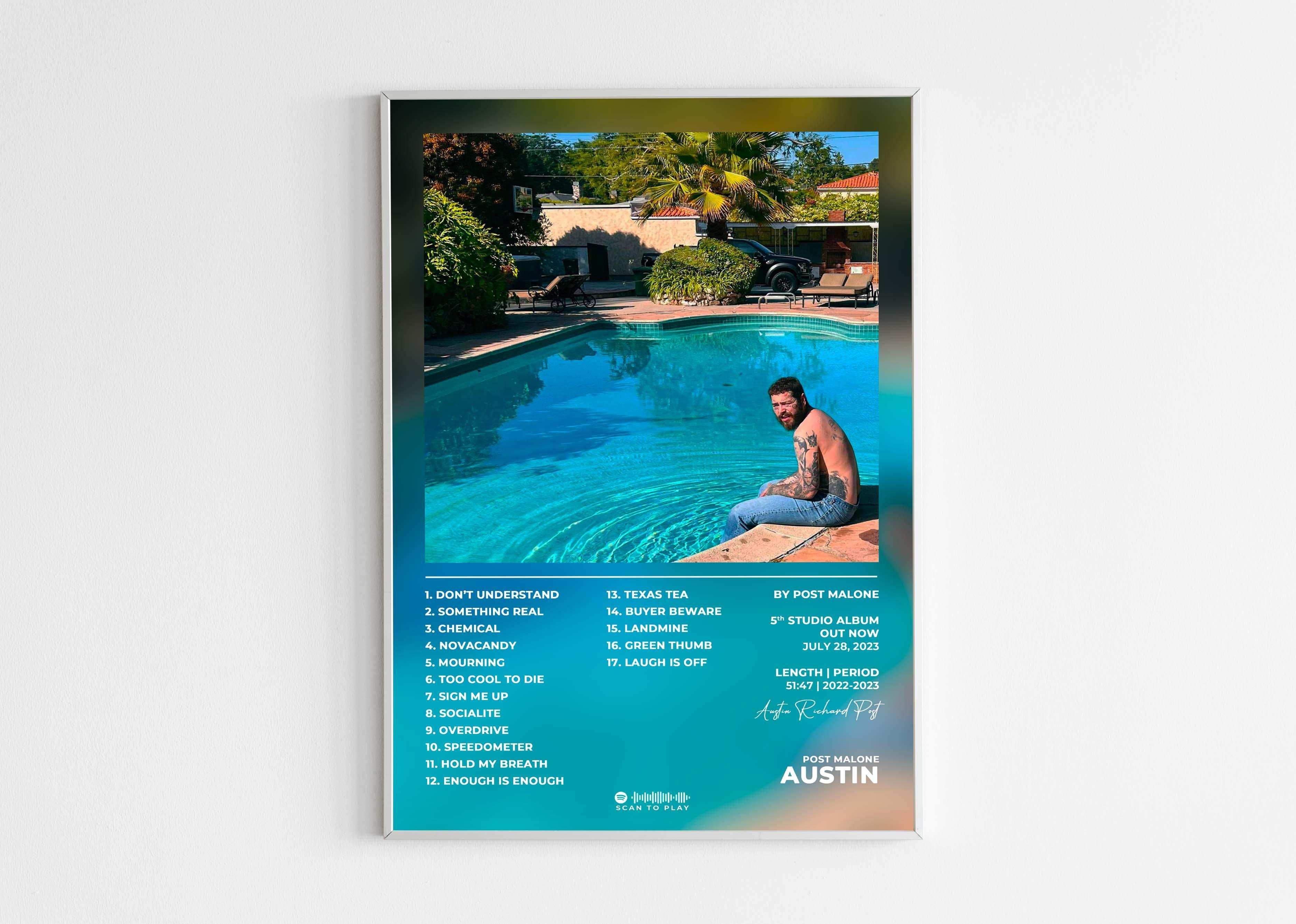Austin Post Malone Poster - Backyard
