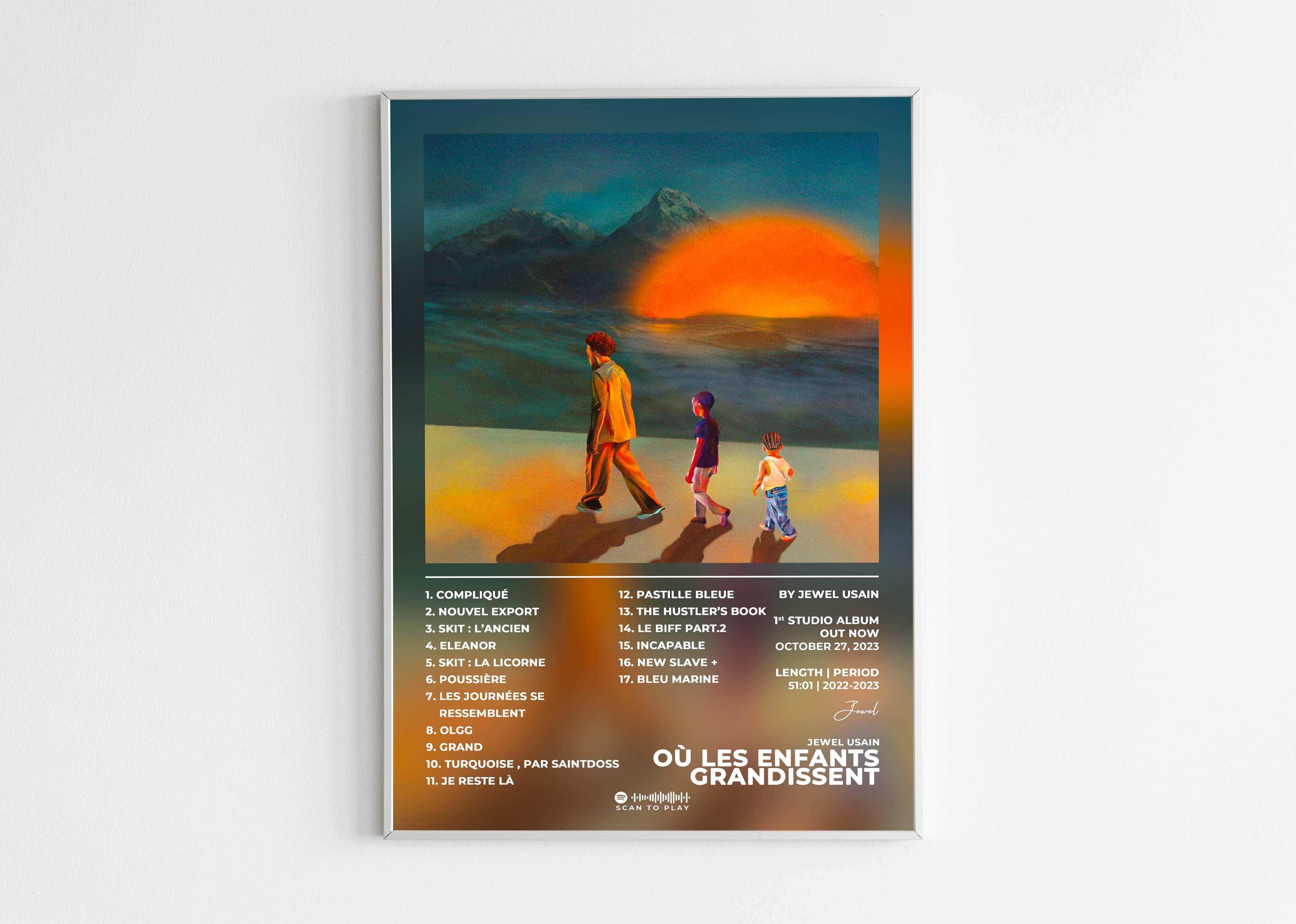 Où Les Enfants Grandissent Jewel Usain Poster - Backyard