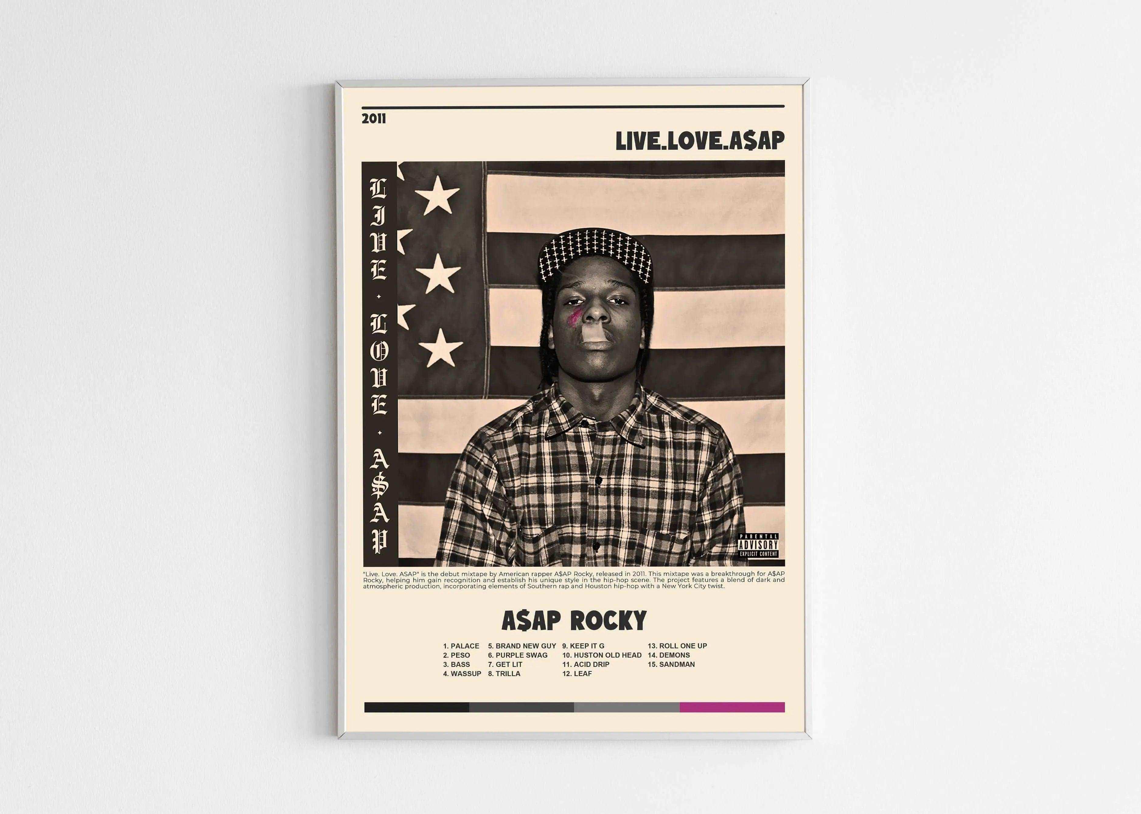 Affiche d'art représentant un homme devant un drapeau, fait en France, livraison gratuite 48h, cadeau idéal Noël