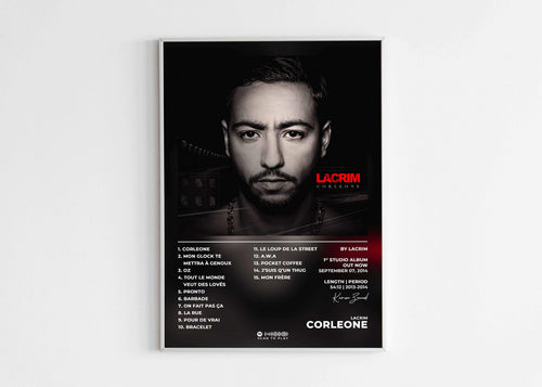 Corleone Lacrim Poster - Backyard