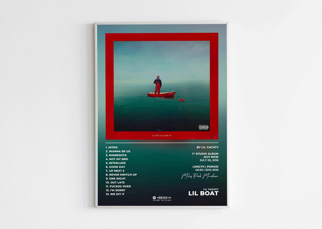 Lil Boat Lil Yachty Poster - Backyard
