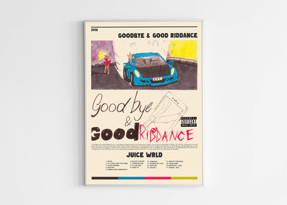 Goodbye & Good Riddance Juice Wrld Poster Backyard