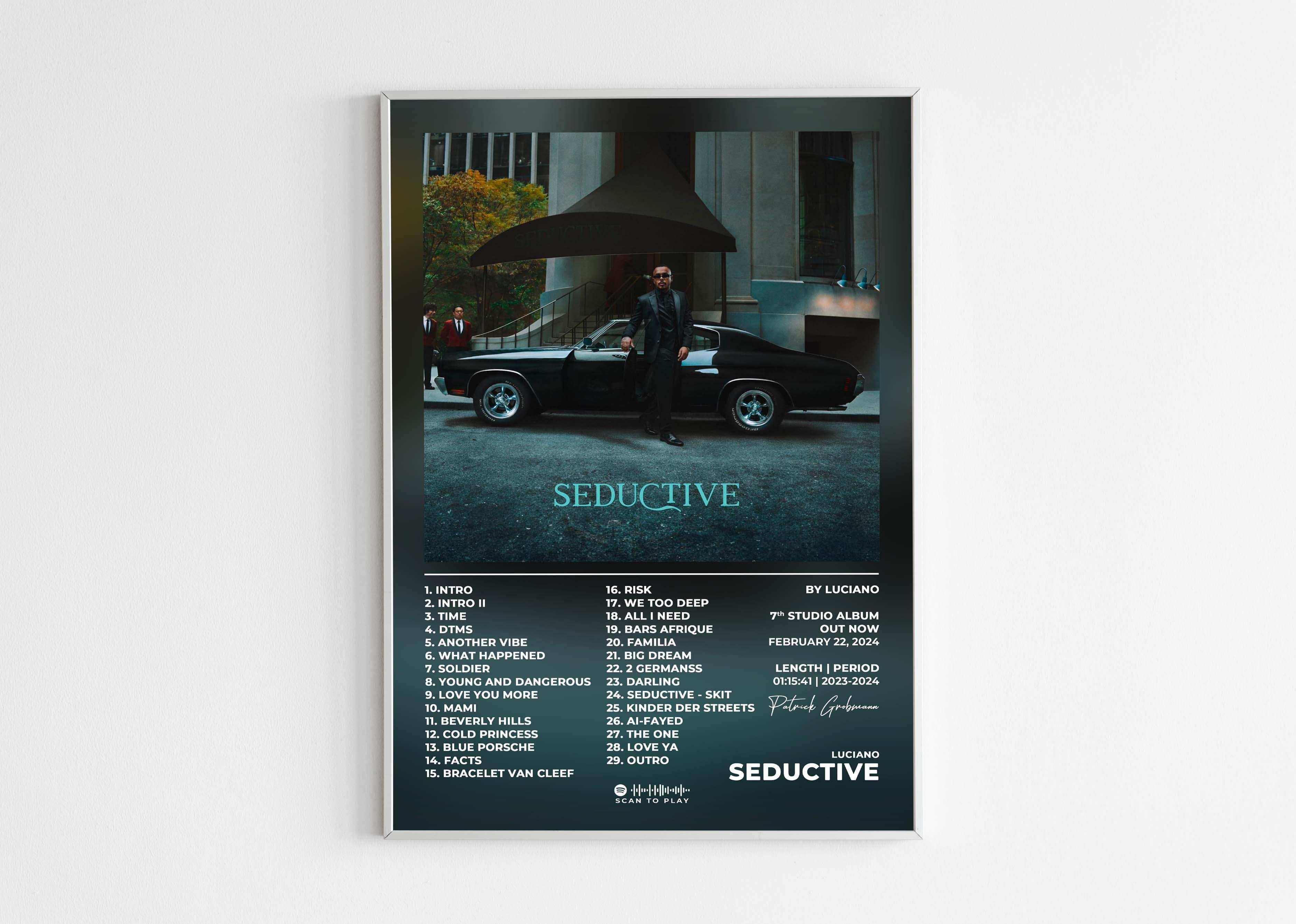 Seductive Luciano Poster - Backyard