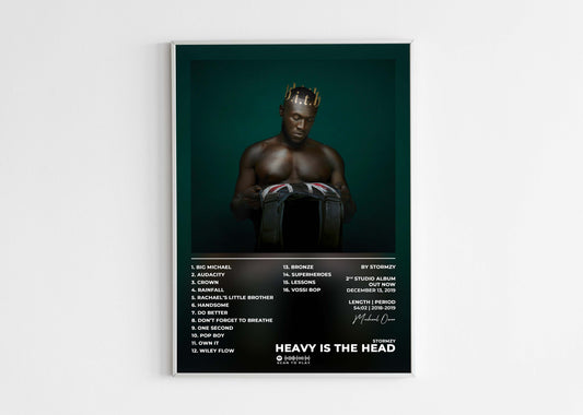 Heavy Is Head Stormzy Poster Backyard