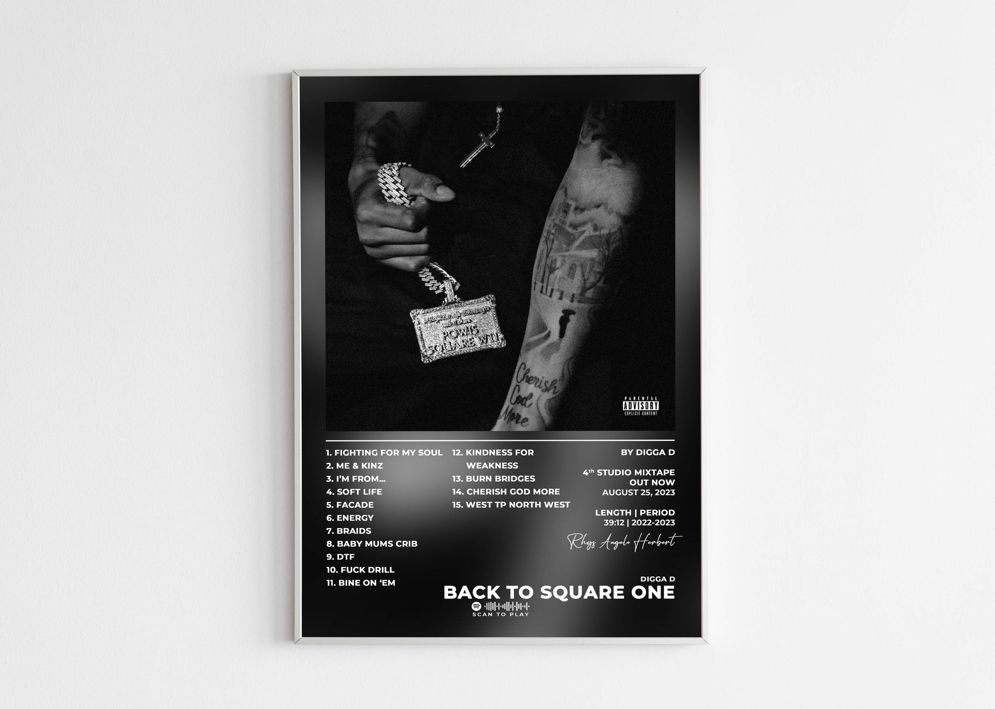 Back To Square One Digga D Poster Backyard