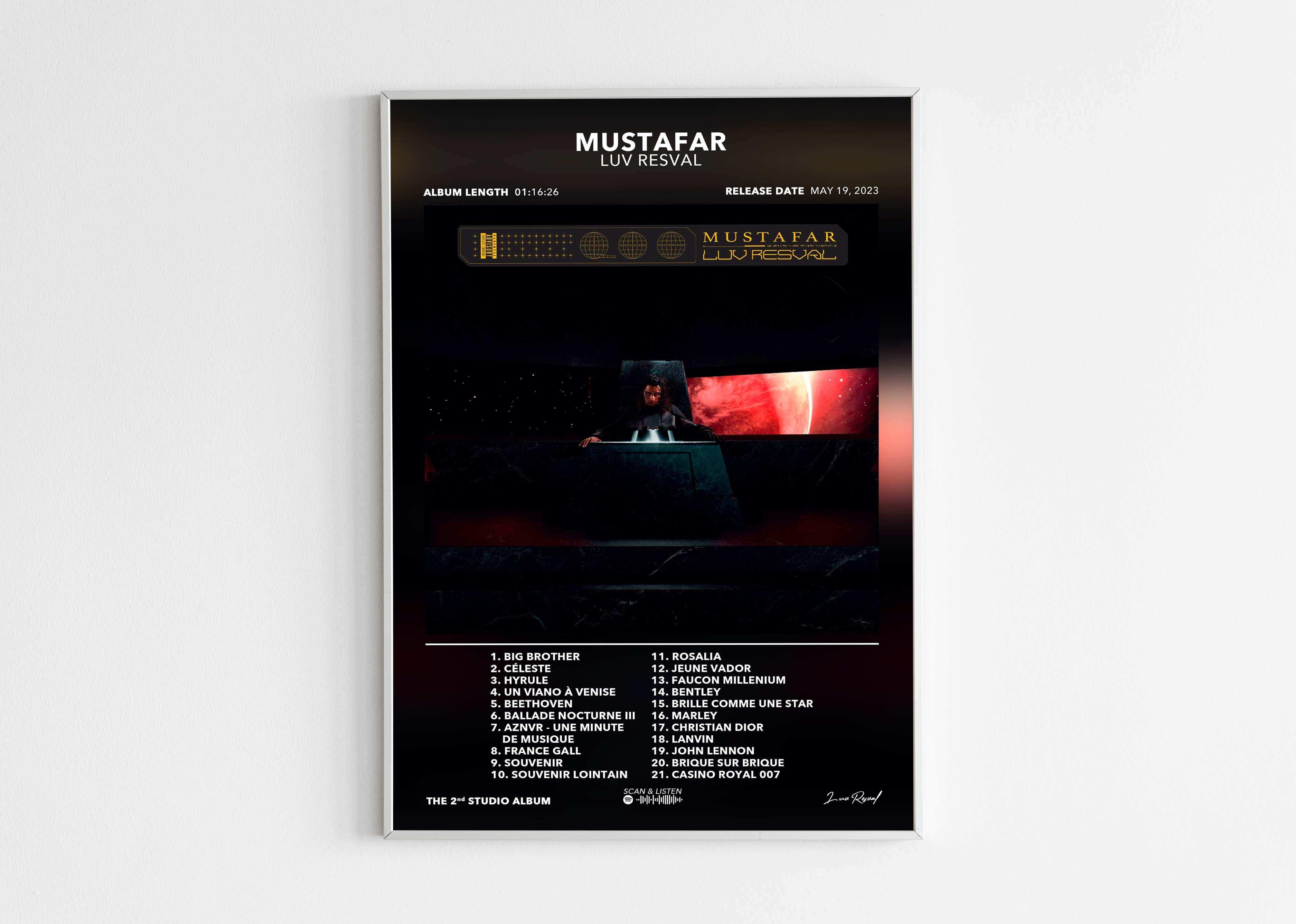 Poster Mustafar Luv Resval - Backyard