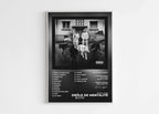 Affiche album Drôle de Mentalité avec deux hommes, loups, fait en France, livraison 48h gratuite, cadeau idéal Noël