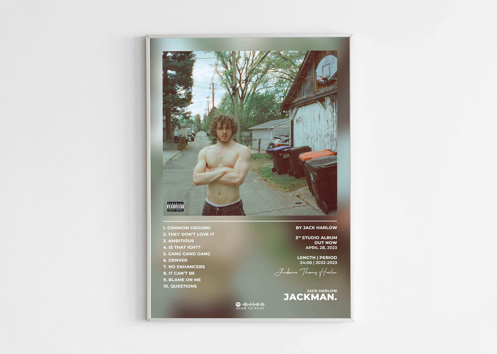 Jackman Jack Harlow Poster - Backyard