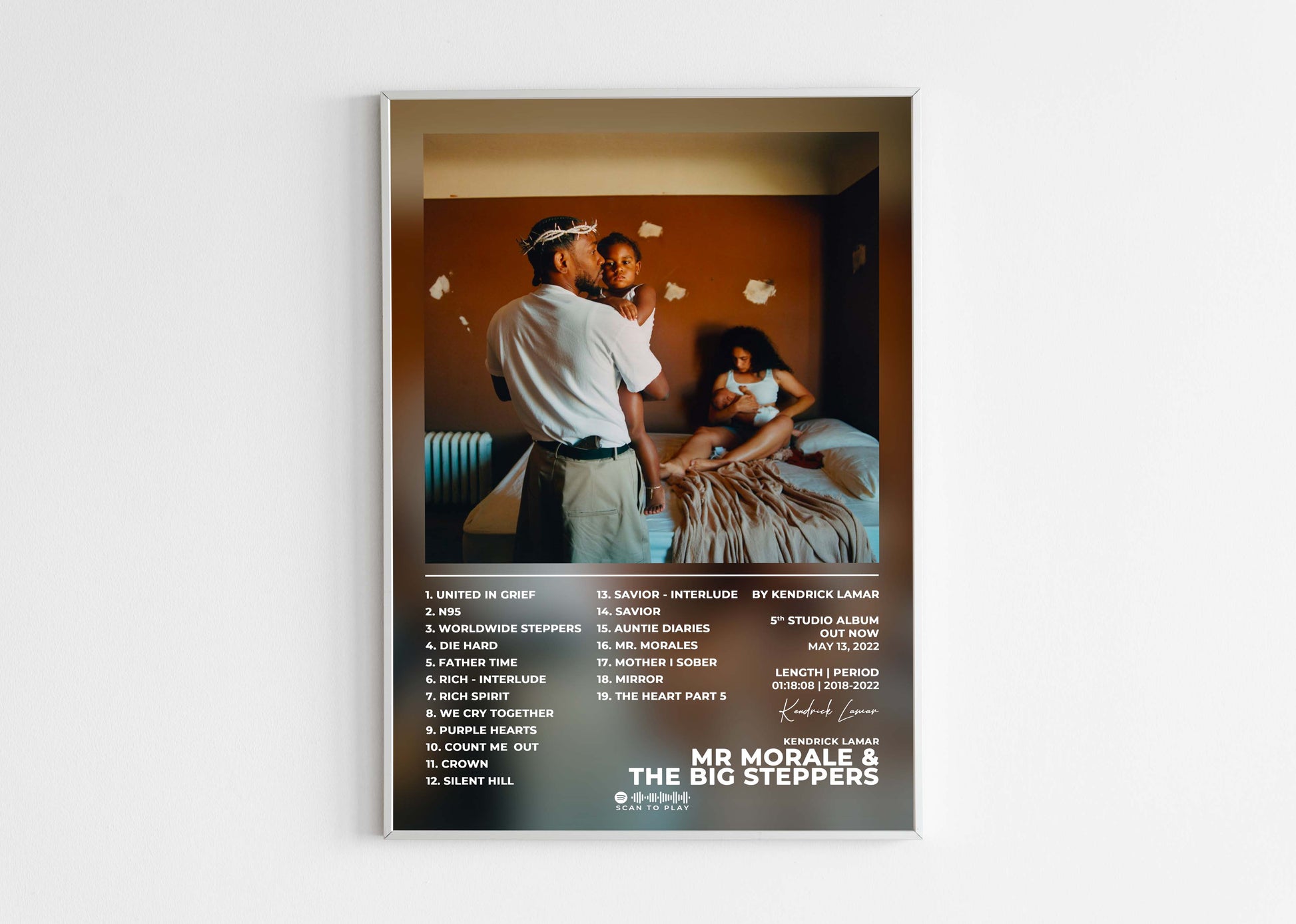 Mr Morale & The Big Steppers Kendrick Lamar Poster Backyard