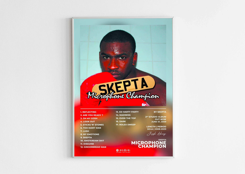 Microphone Champion Skepta Poster - Backyard