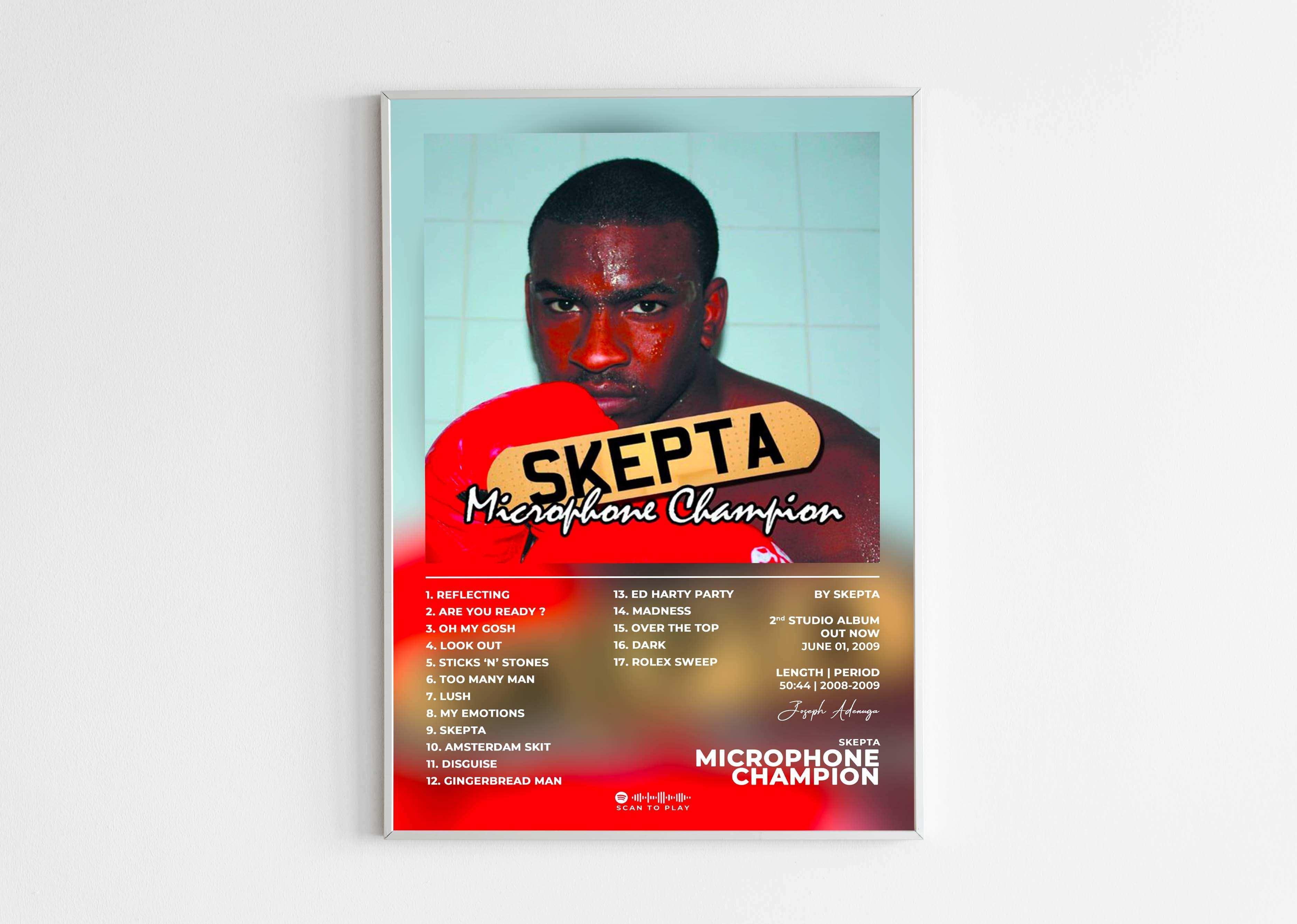 Microphone Champion Skepta Poster - Backyard