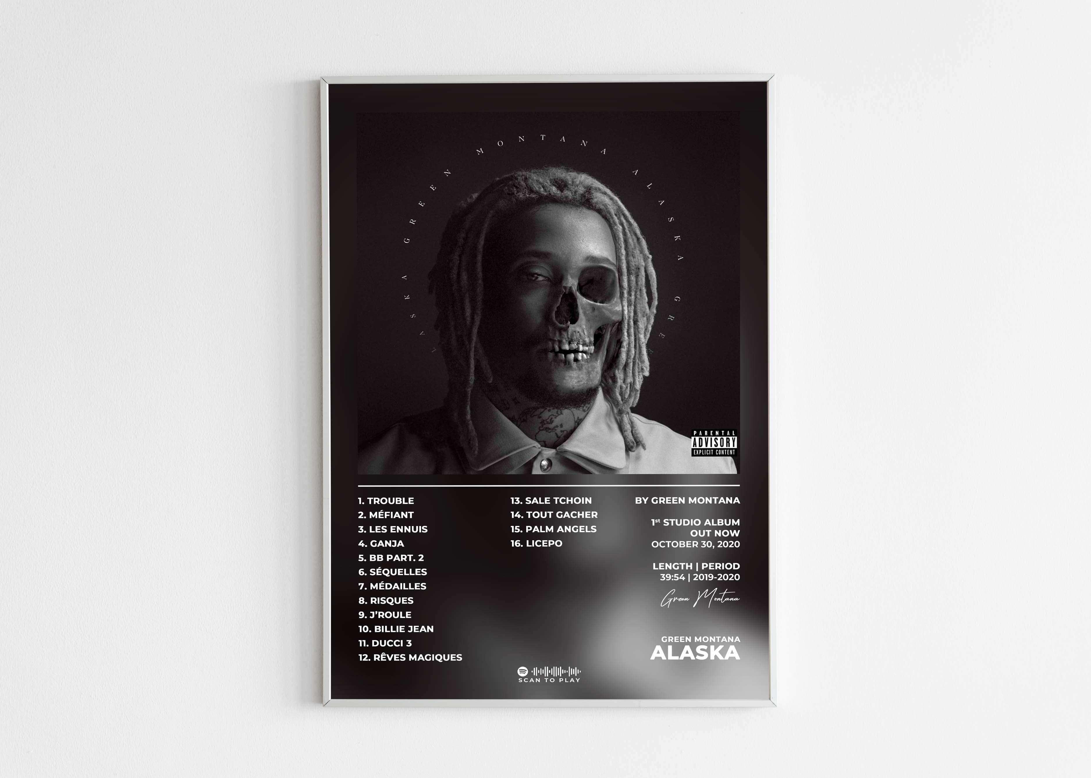 Alaska Green Montana Poster - Backyard