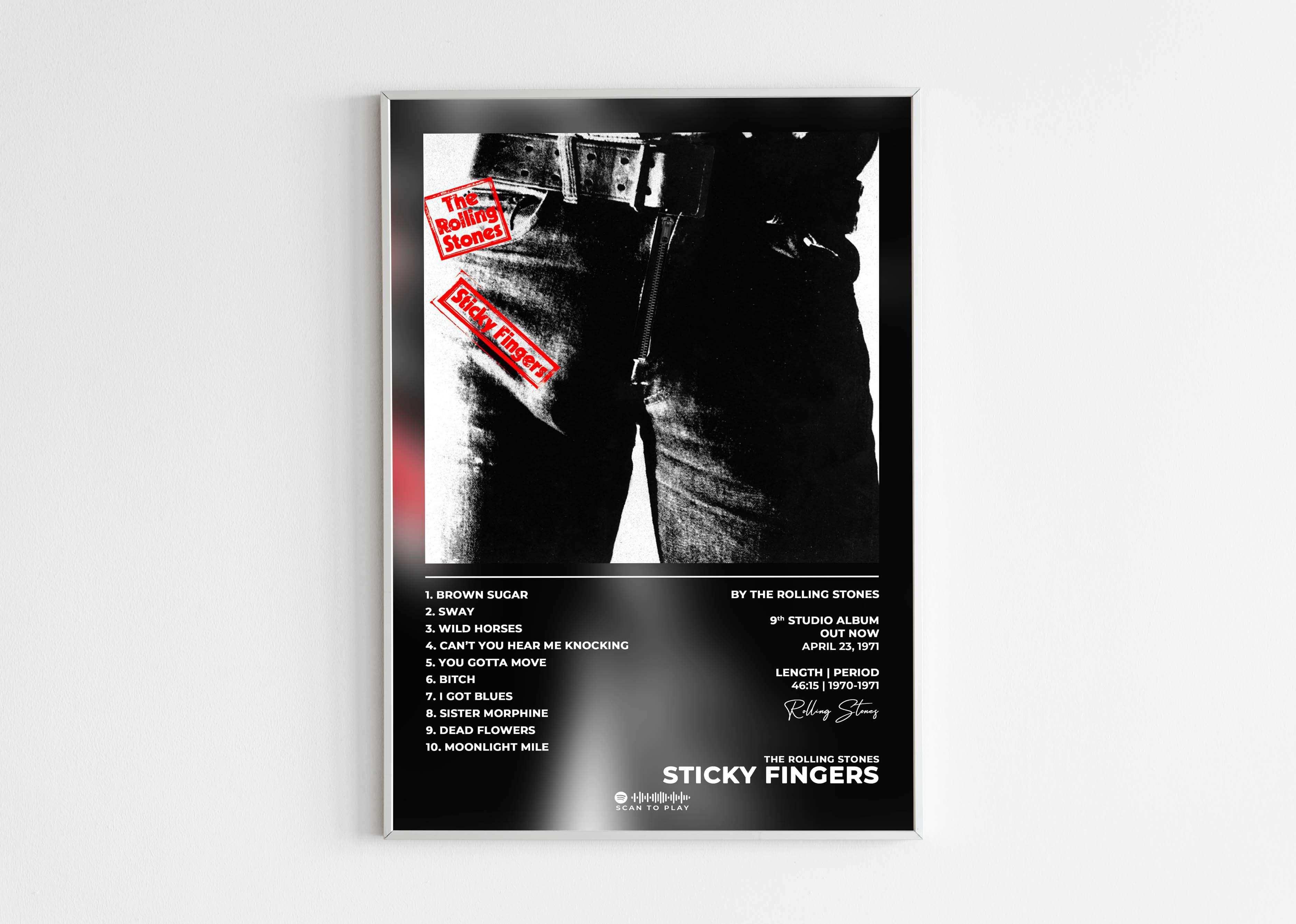 Sticky Fingers The Rolling Stones Poster - Backyard