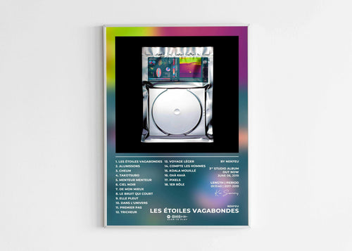 Les Étoiles Vagabondes Nekfeu Poster - Backyard