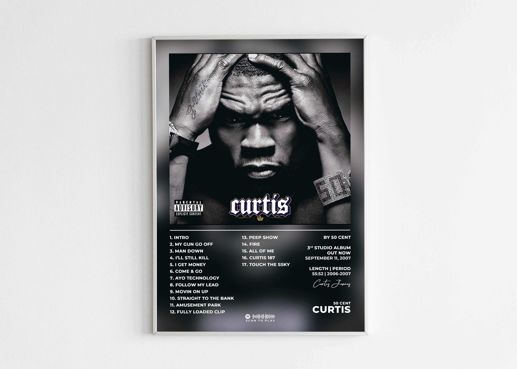 Curtis 50 Cent Poster - Backyard