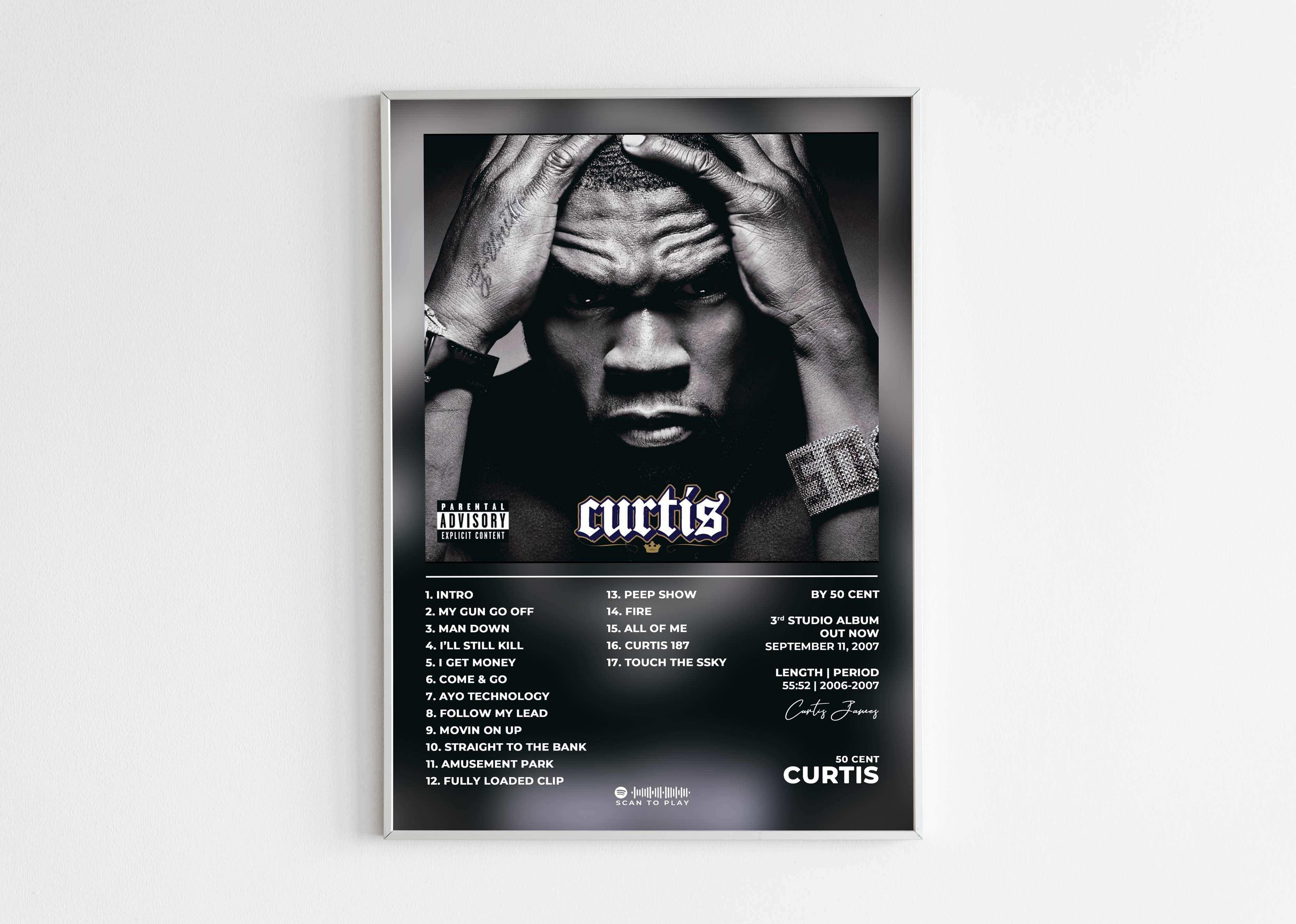 Curtis 50 Cent Poster - Backyard