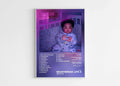 Affiche d’album avec bébé dans un lit, fait en France, livraison gratuite 48h, cadeau idéal Noël
