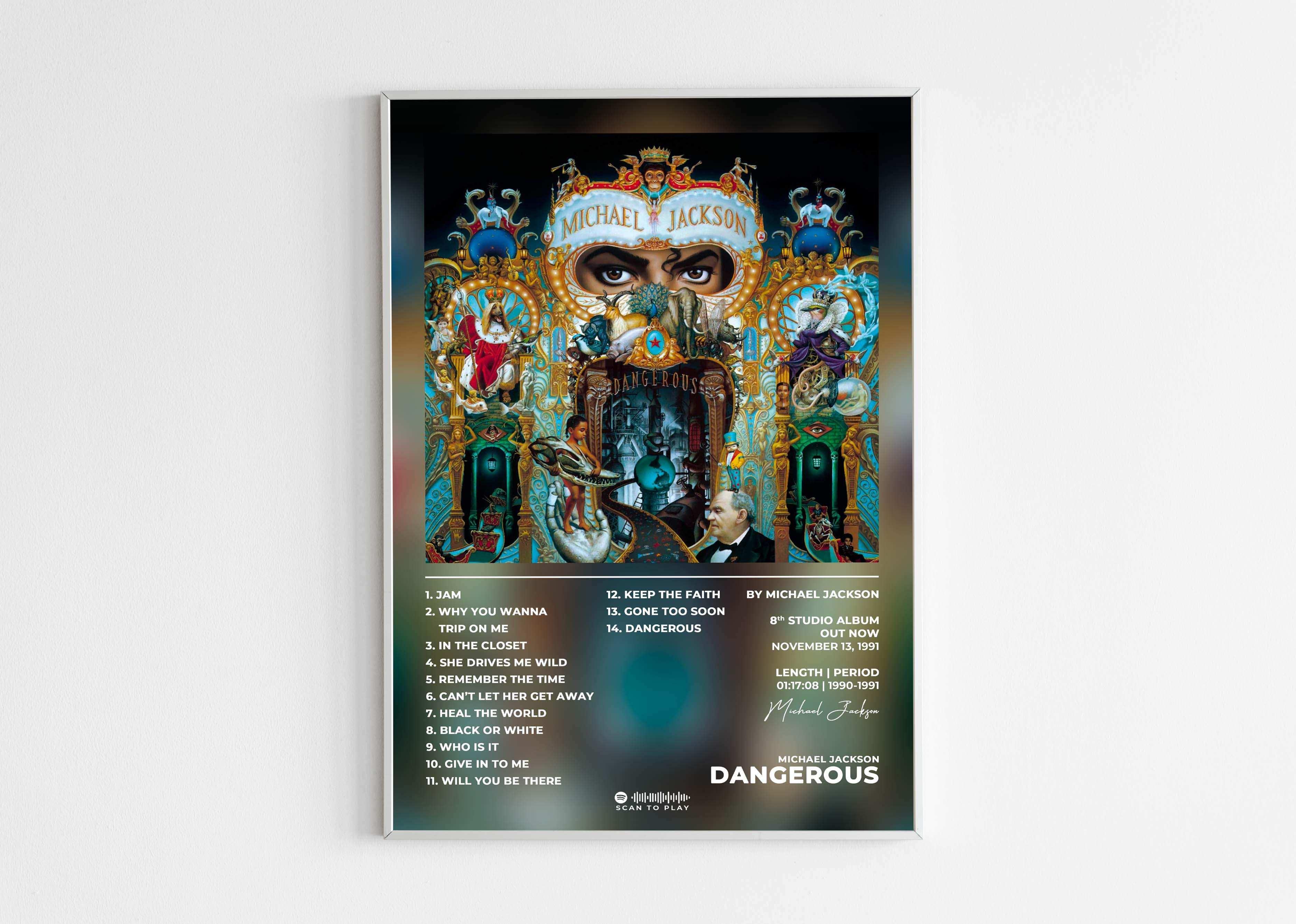 Dangerous Michael Jackson Poster - Backyard