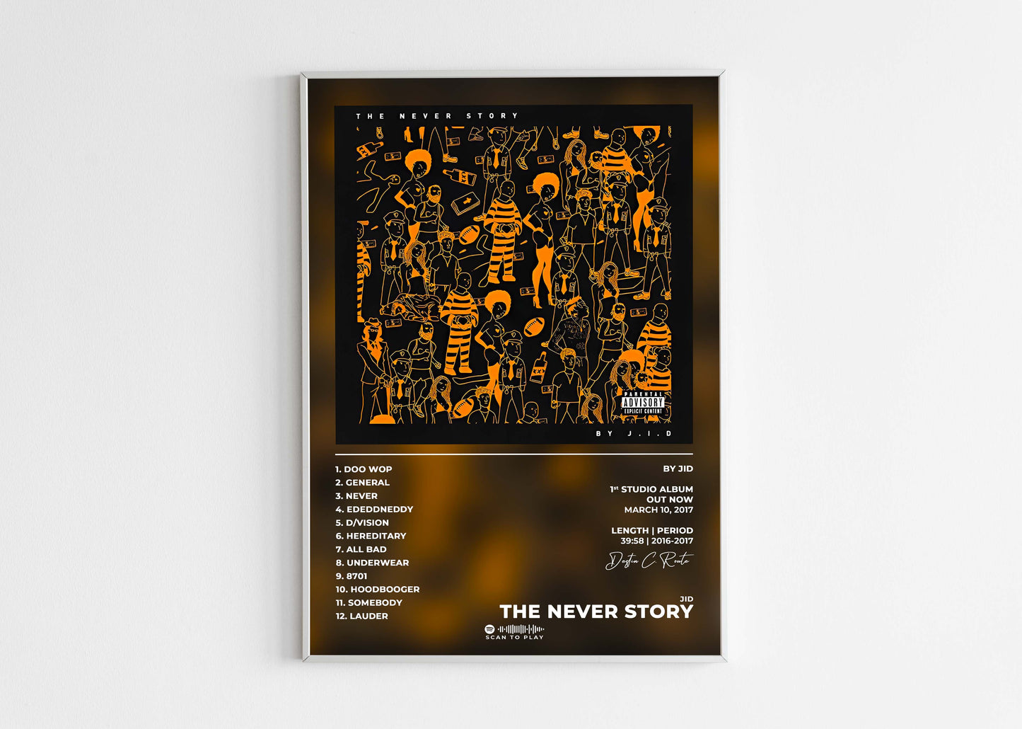 The Never Story JID Poster Backyard