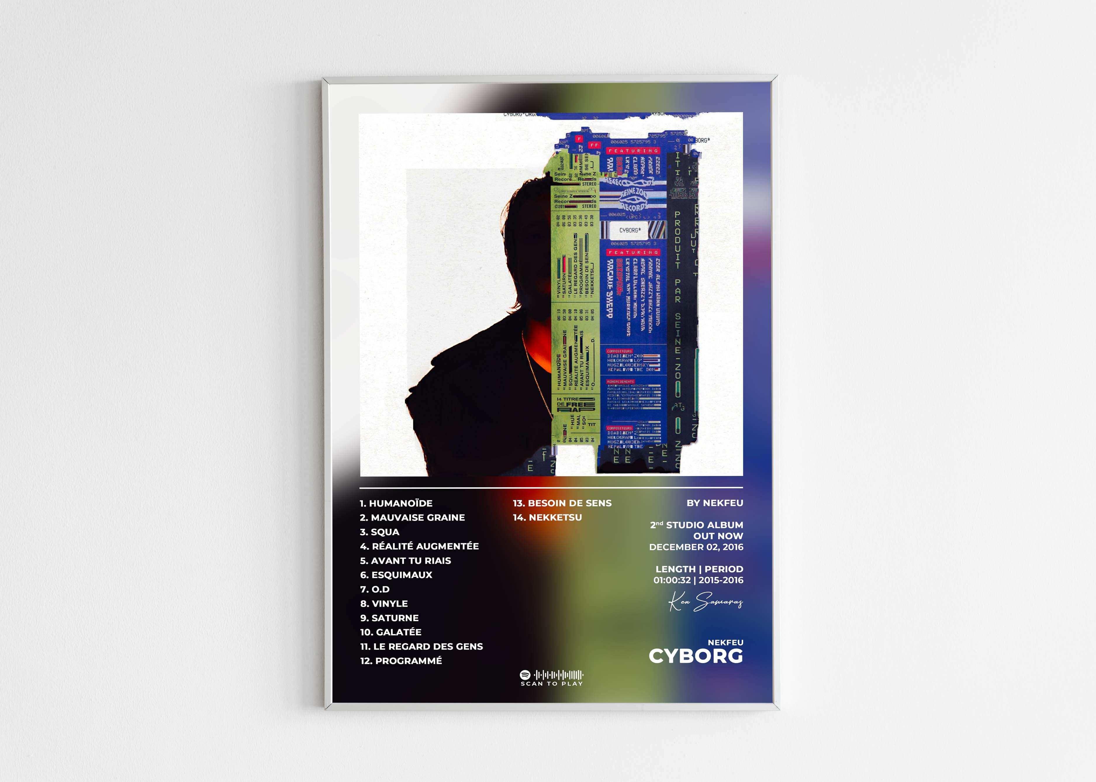 Cyborg Nekfeu Poster - Backyard