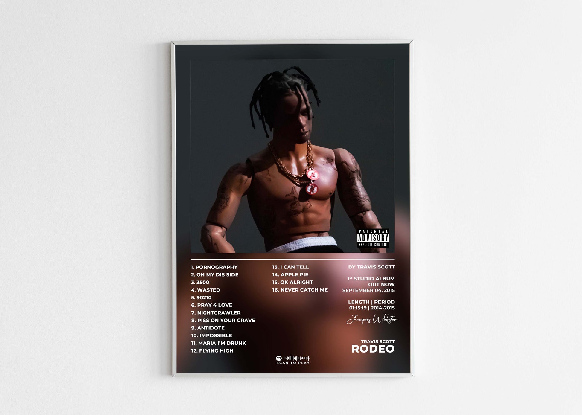 Rodeo Travis Scott Poster Backyard