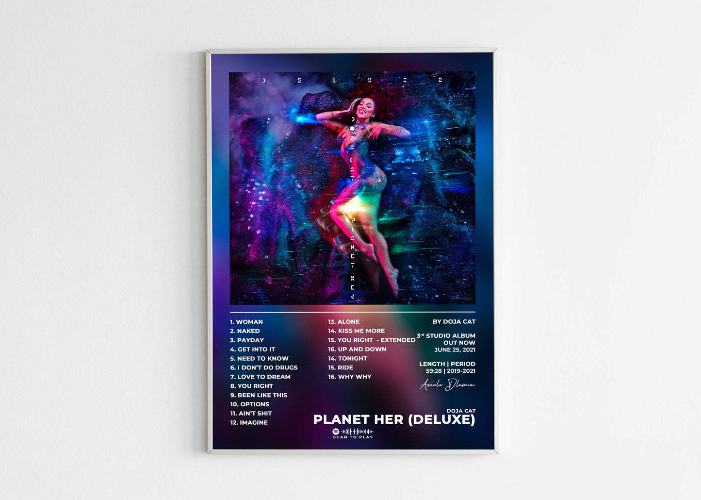 Planet Her Doja Cat Poster Backyard