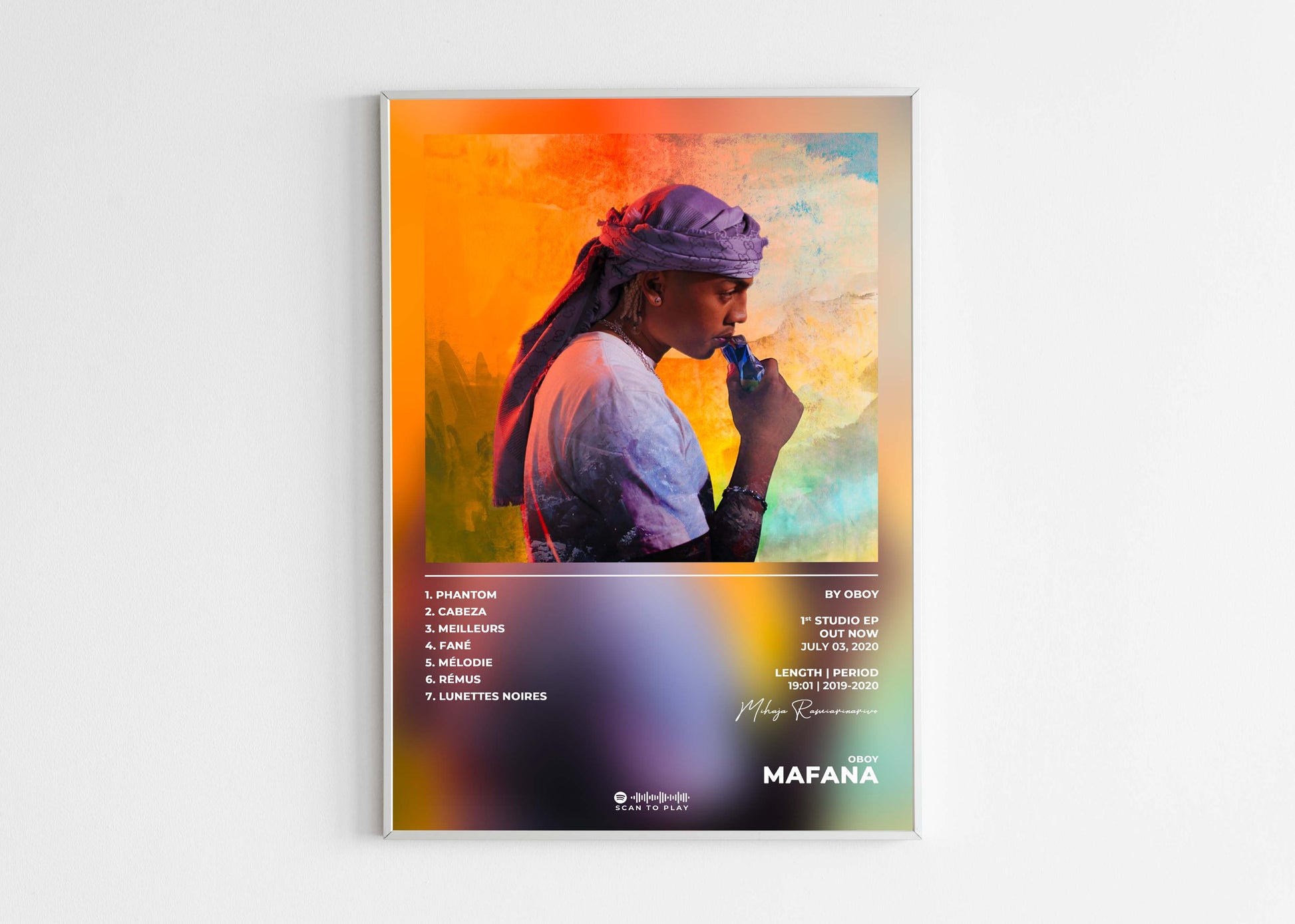 Mafana Oboy Poster Backyard