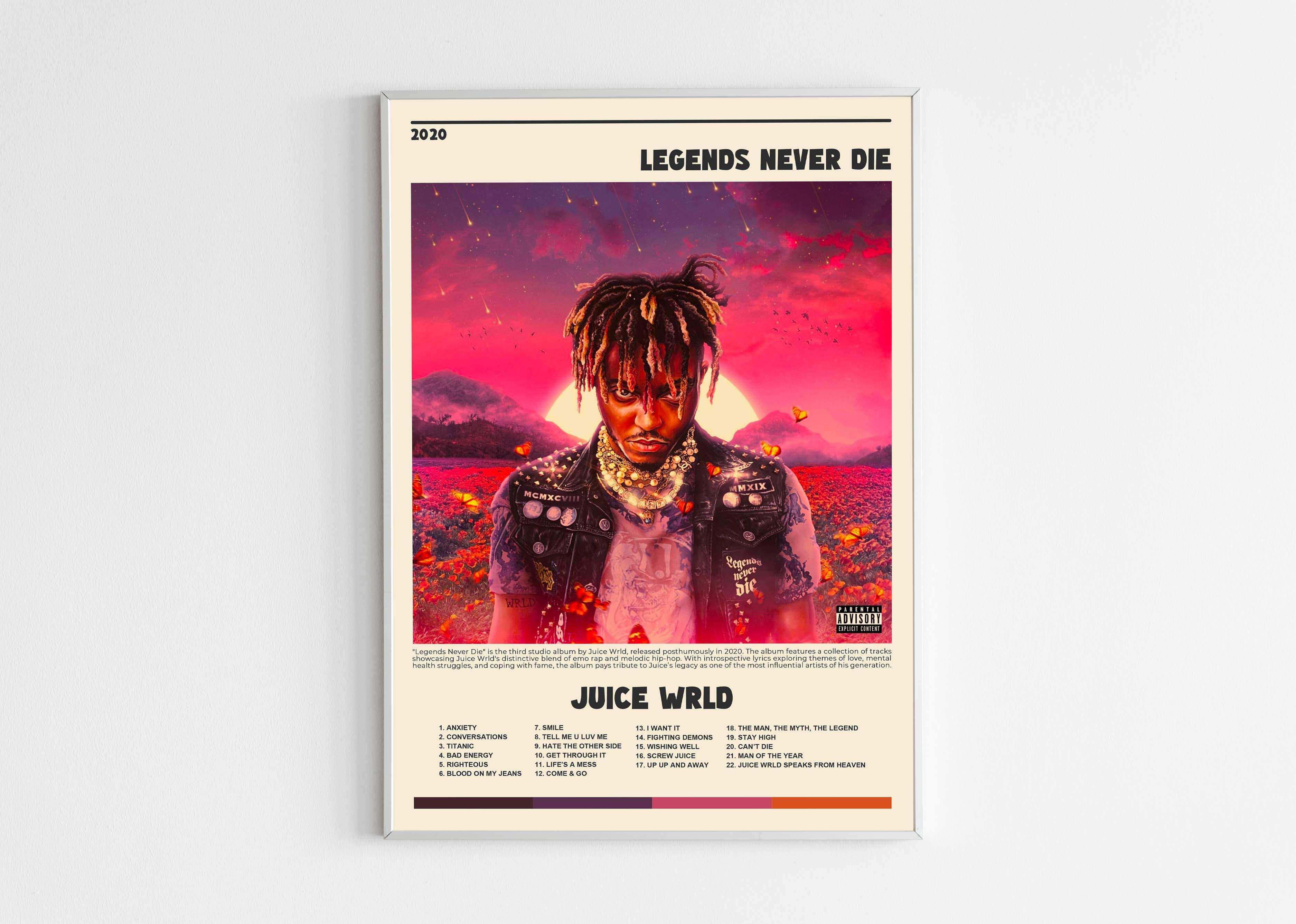 Legends Never Die Juice Wrld Poster - Backyard