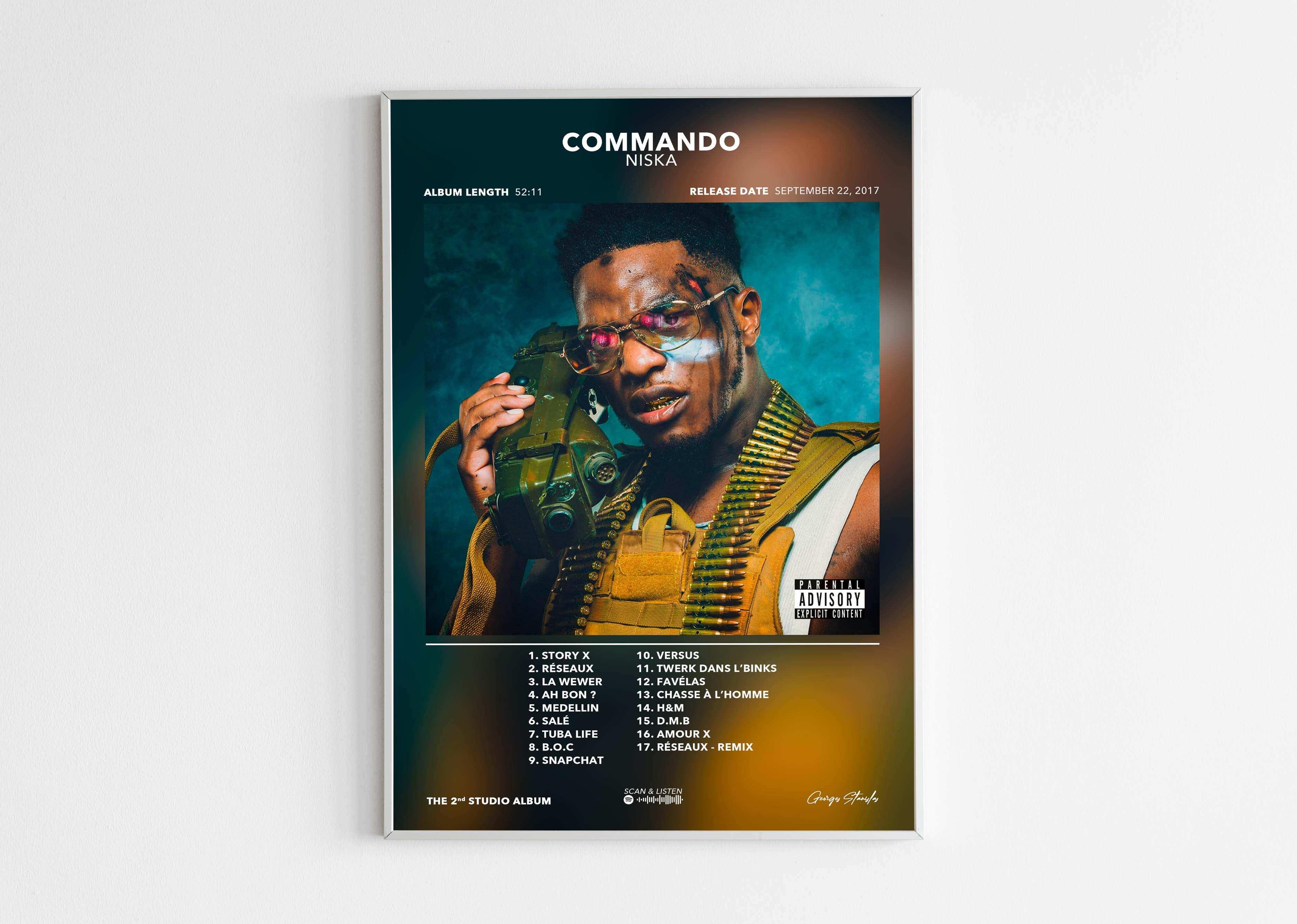 Poster Commando Niska - Backyard