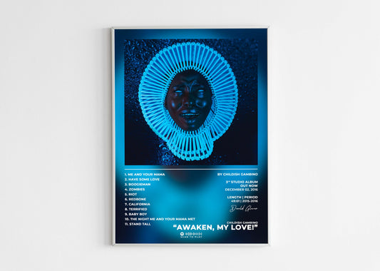 Awaken My Love Childish Gambino Poster Backyard