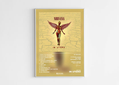 In Utero Nirvana Poster Backyard