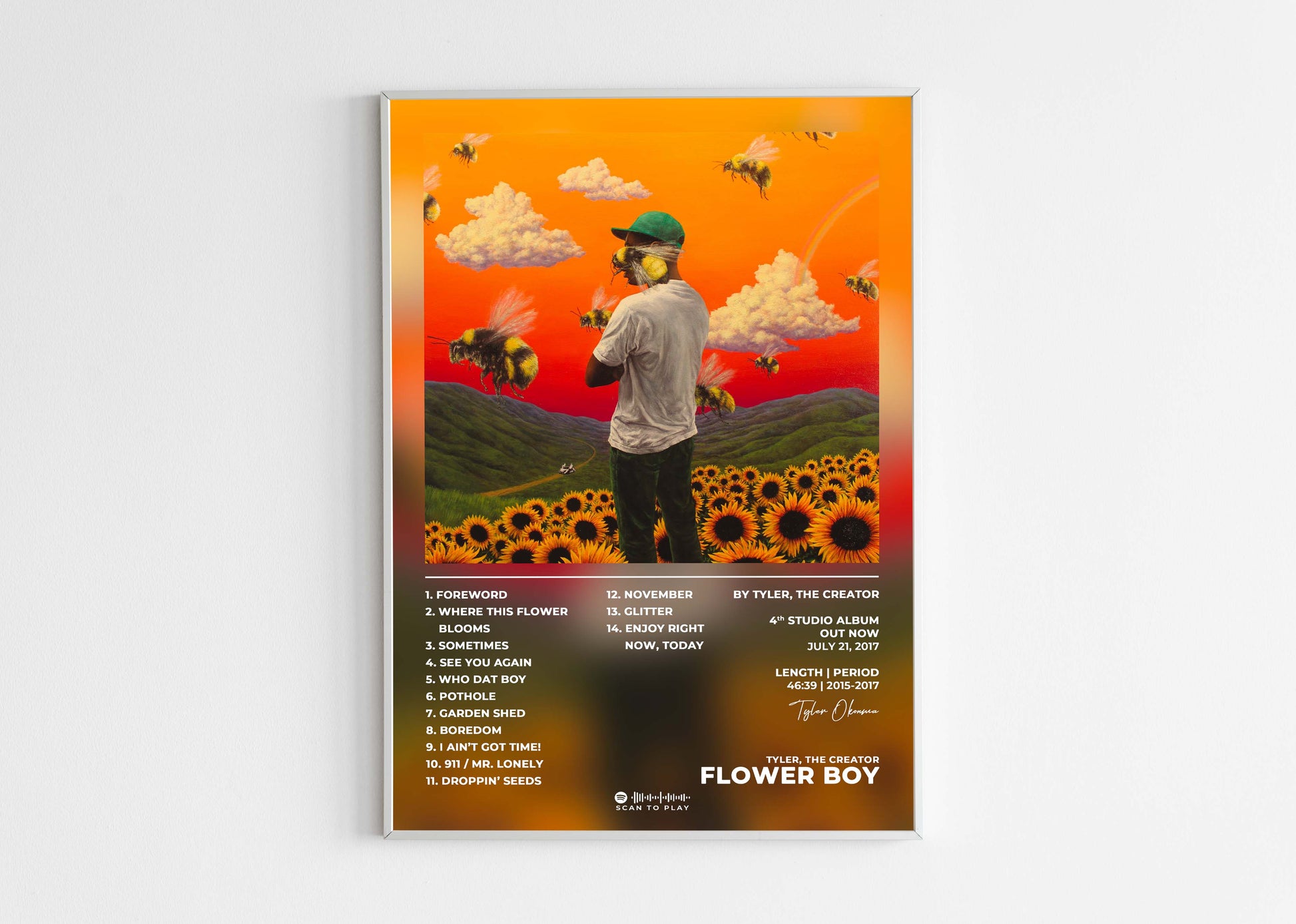 Flower Boy Tyler The Creator Poster Backyard