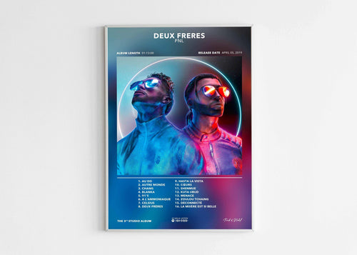 Poster Deux Frères PNL - Backyard