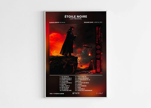 Poster Étoile Noire Luv Resval - Backyard