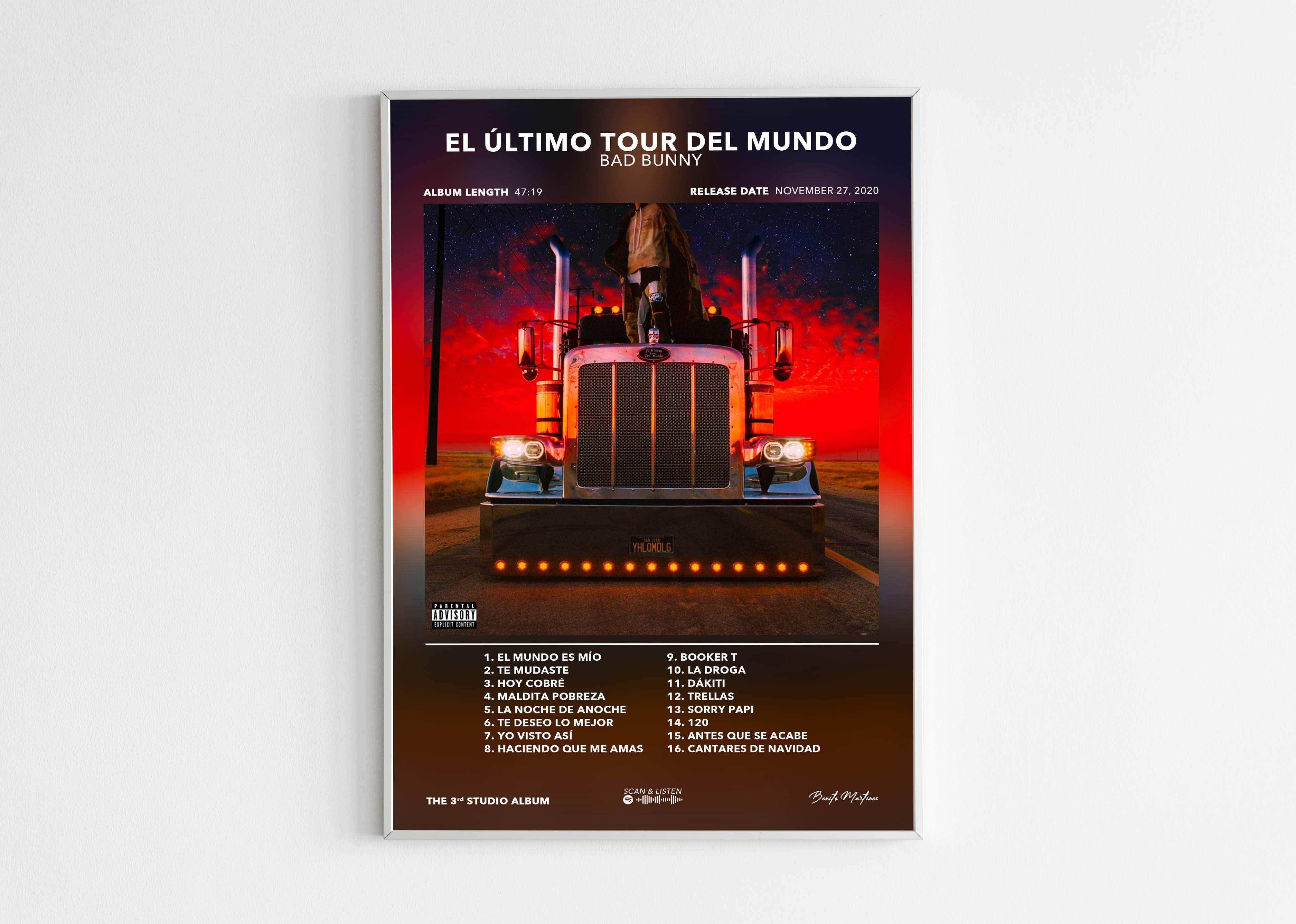 Poster El Ultimo Tour Del Mundo Bad Bunny - Backyard
