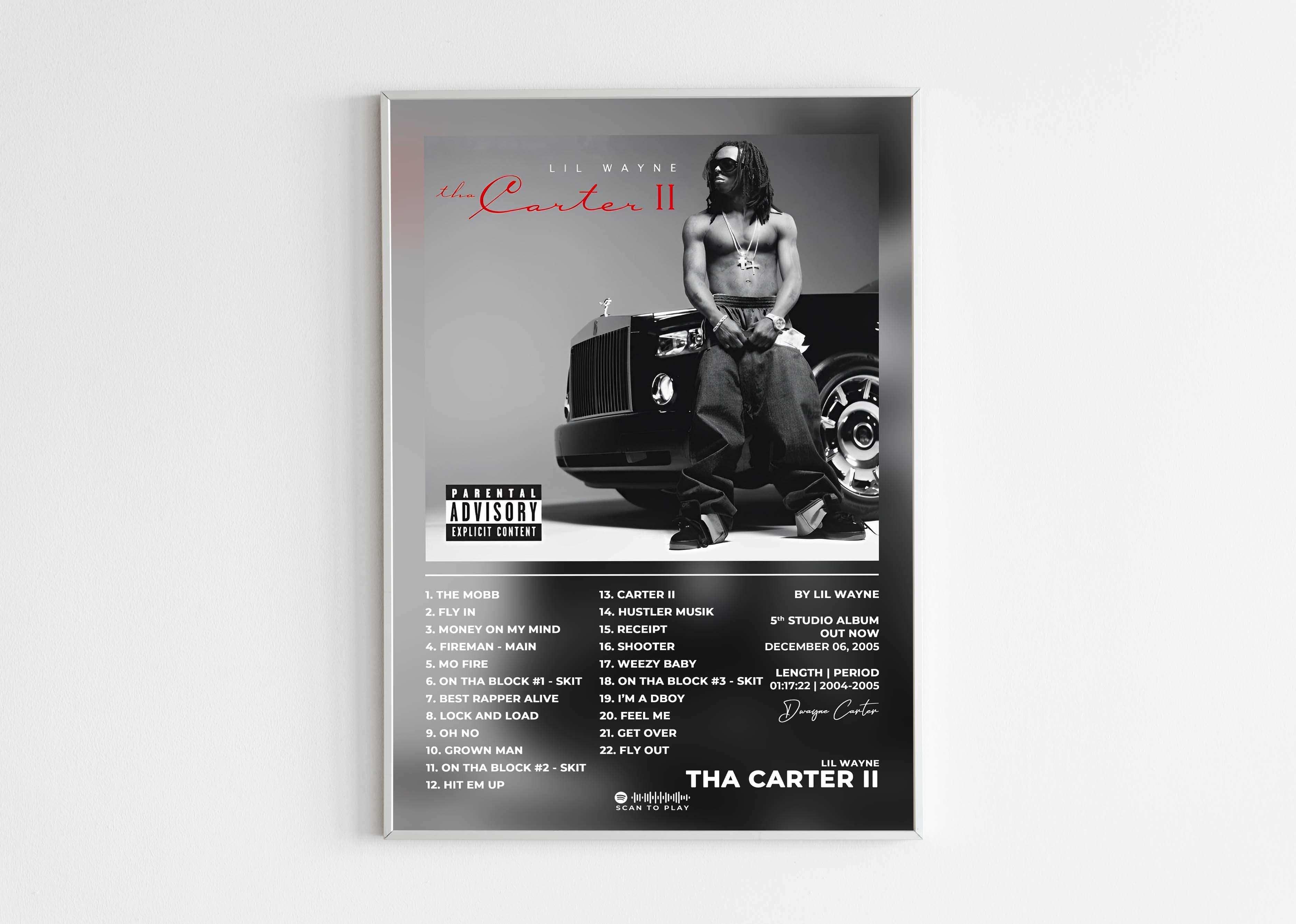 Tha Carter 2 Lil Wayne Poster - Backyard