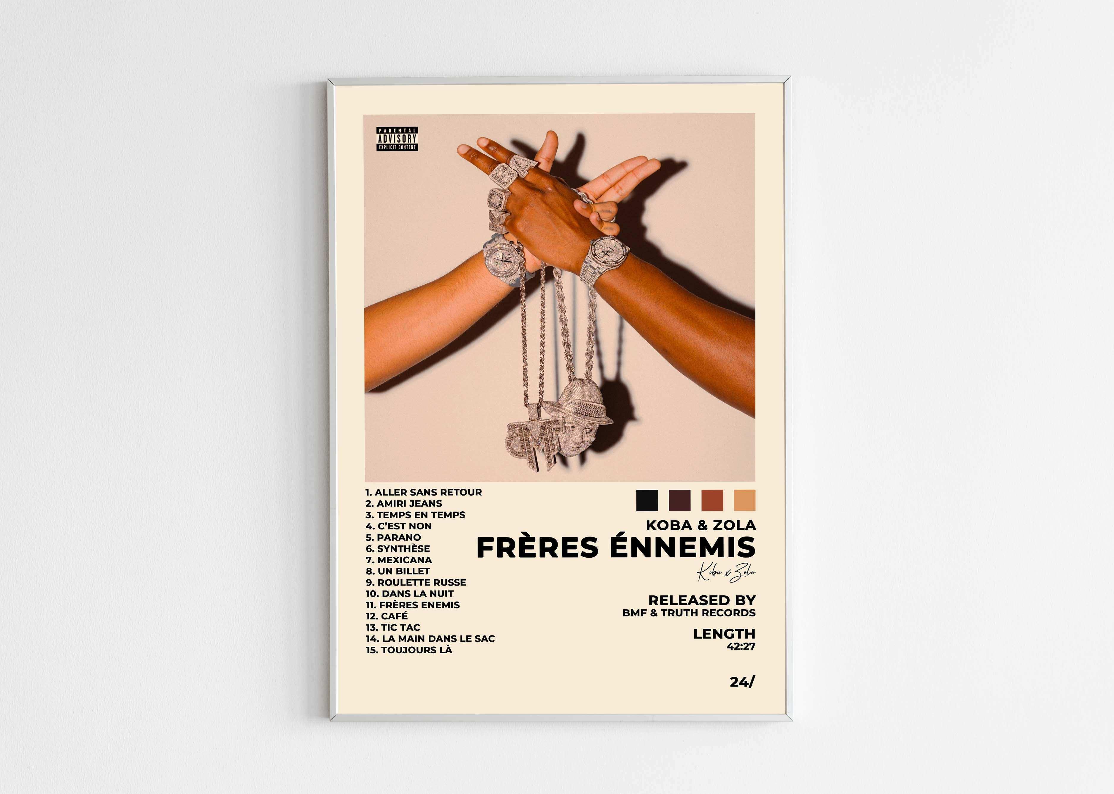 Frères Ennemis Koba Lad & Zola Poster - Backyard