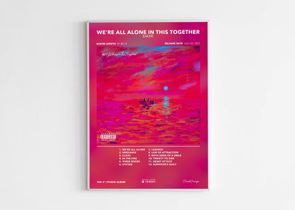 Poster We're All Alone In This Together Dave