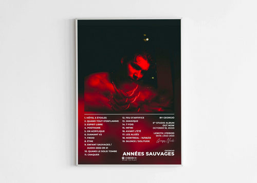 Années Sauvages Georgio Poster - Backyard