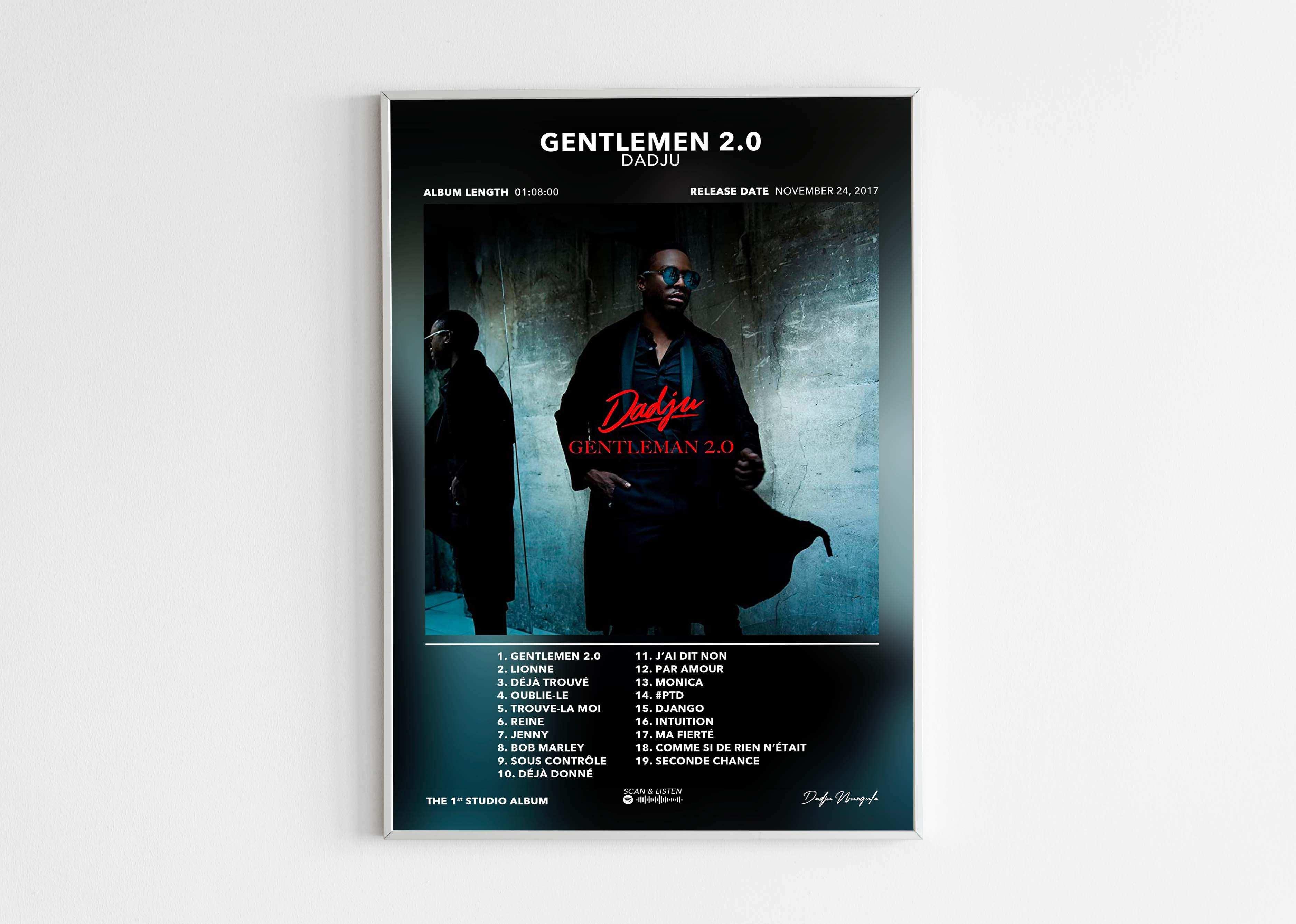 Poster Gentlemen 2.0 Dadju - Backyard