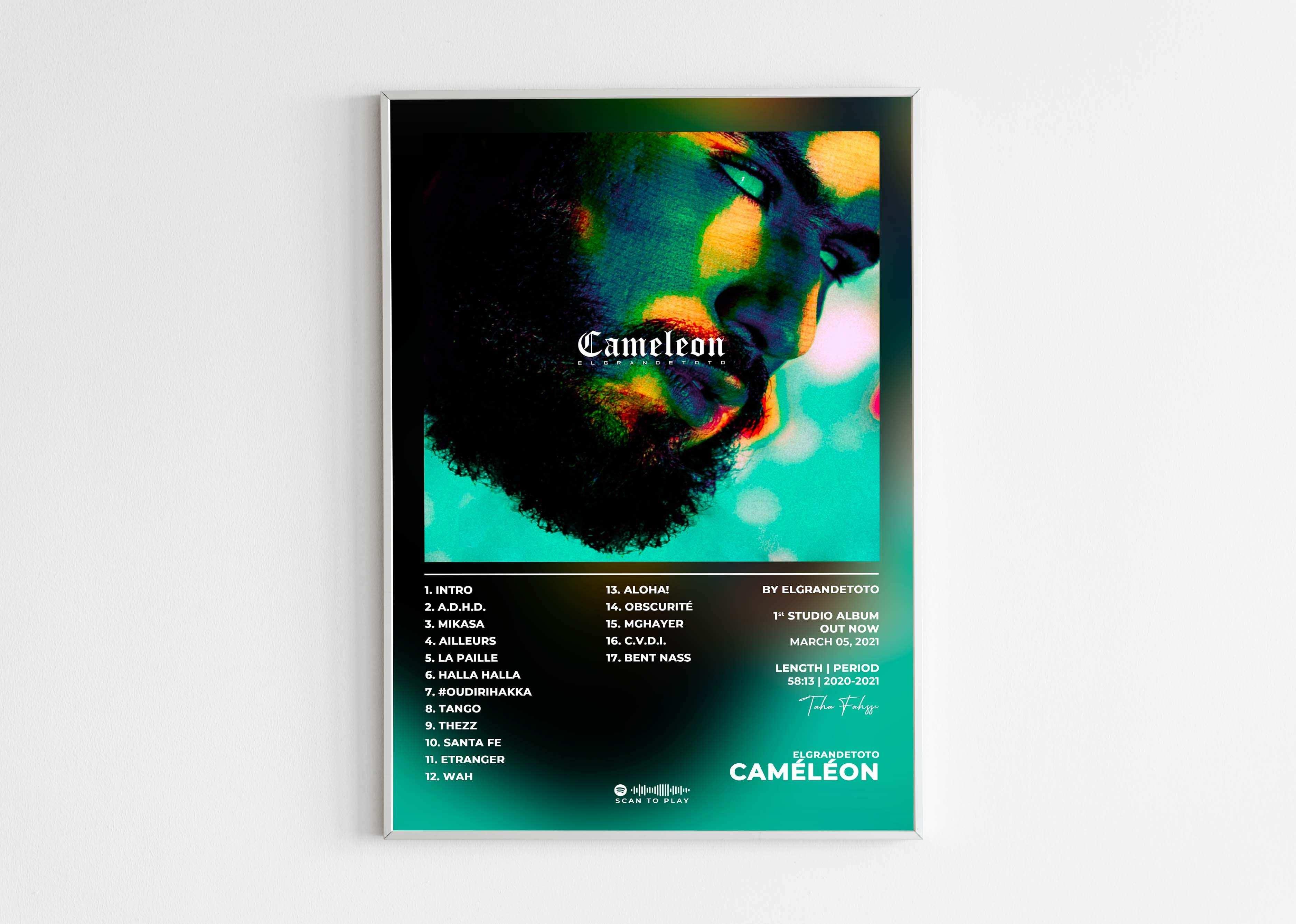 Caméléon ElGrandeToto Poster - Backyard