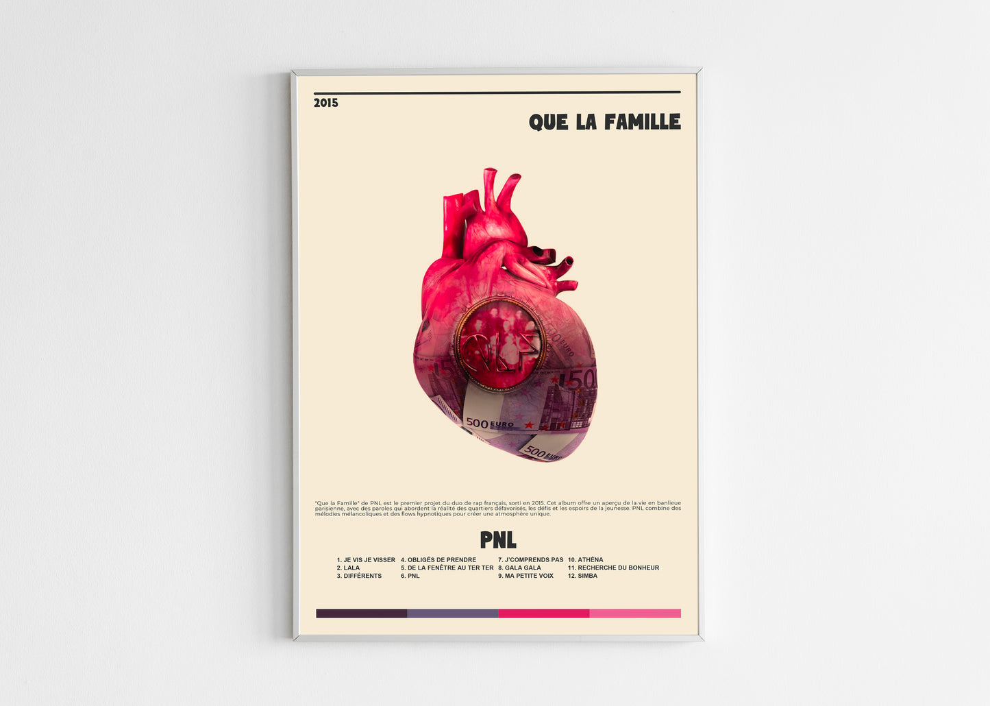 Que La Famille PNL Poster Backyard