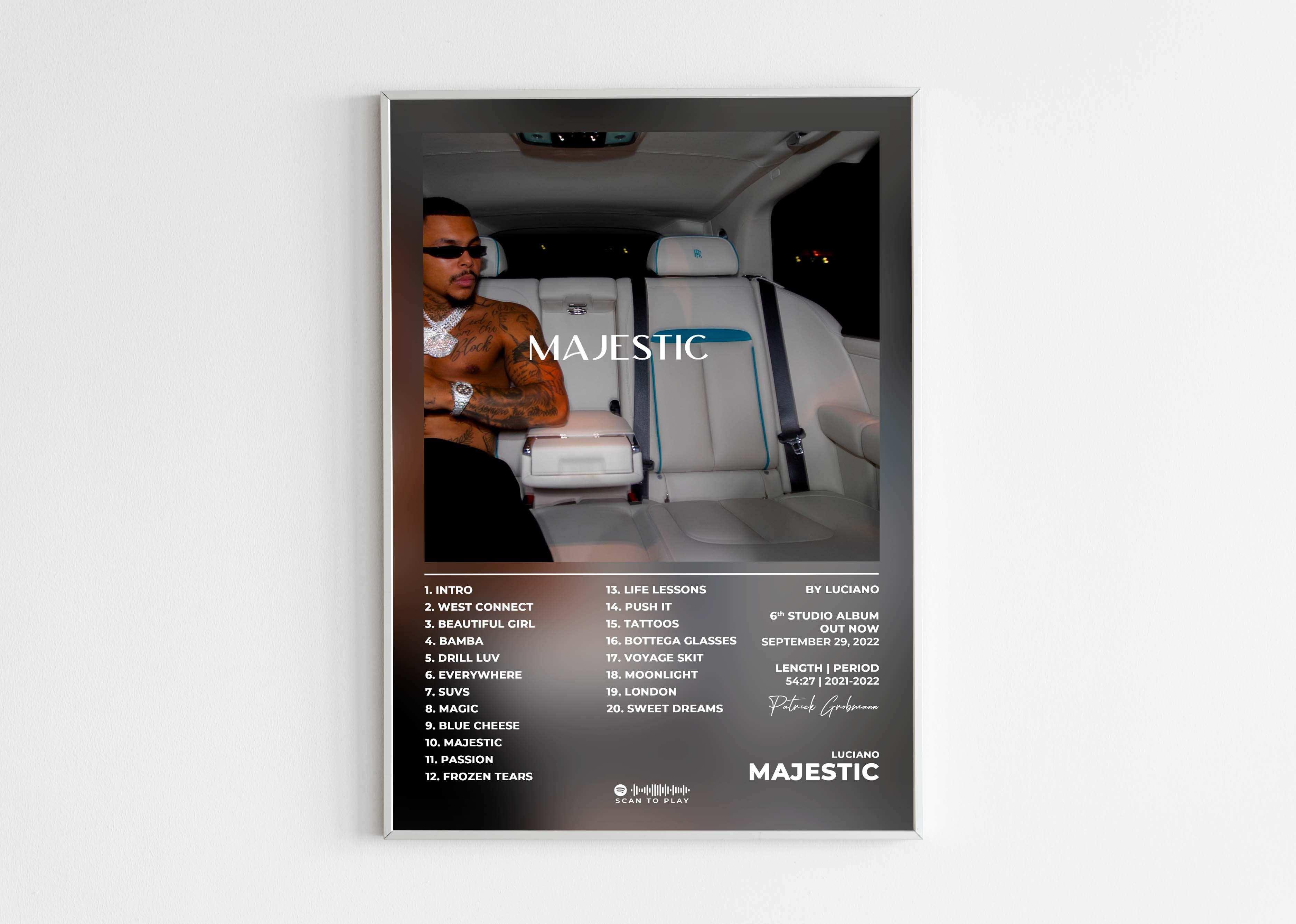 Majestic Luciano Poster - Backyard