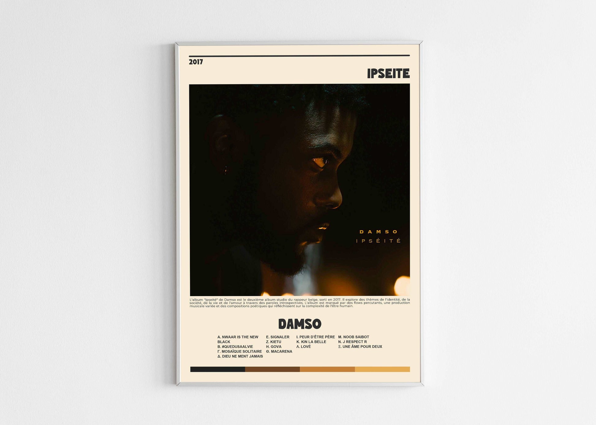 Ipséité Damso Poster