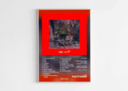 Affiche d'album accroché au mur, fait en France, livraison gratuite 48h, cadeau idéal Noël
