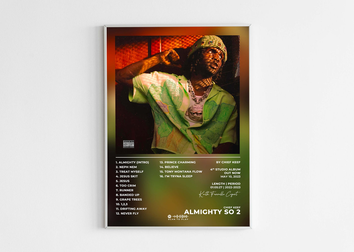 Almighty So 2 Chief Keef Poster