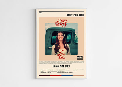 Lust For Life Lana Del Rey Poster