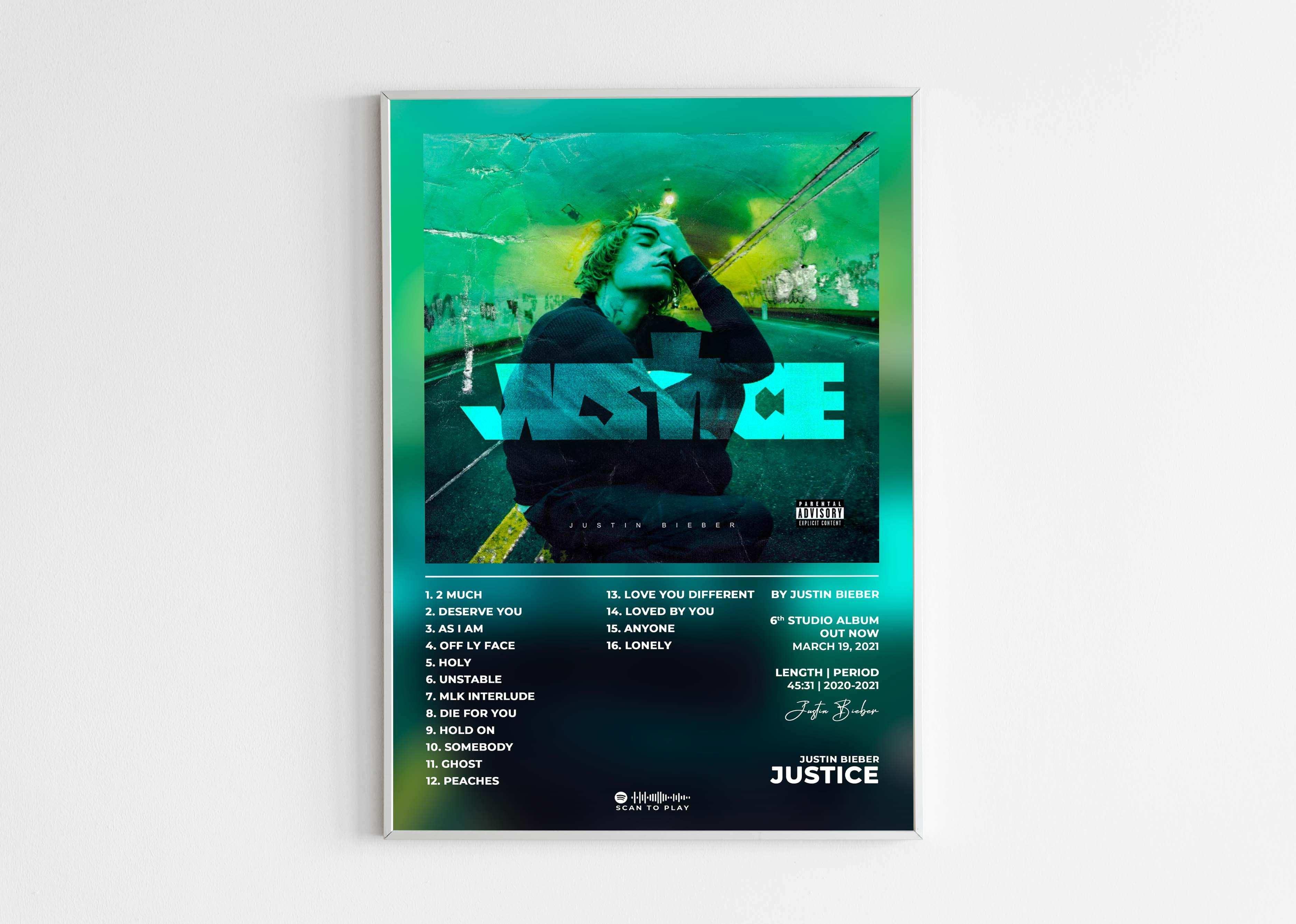 Justice Justin Bieber Poster - Backyard